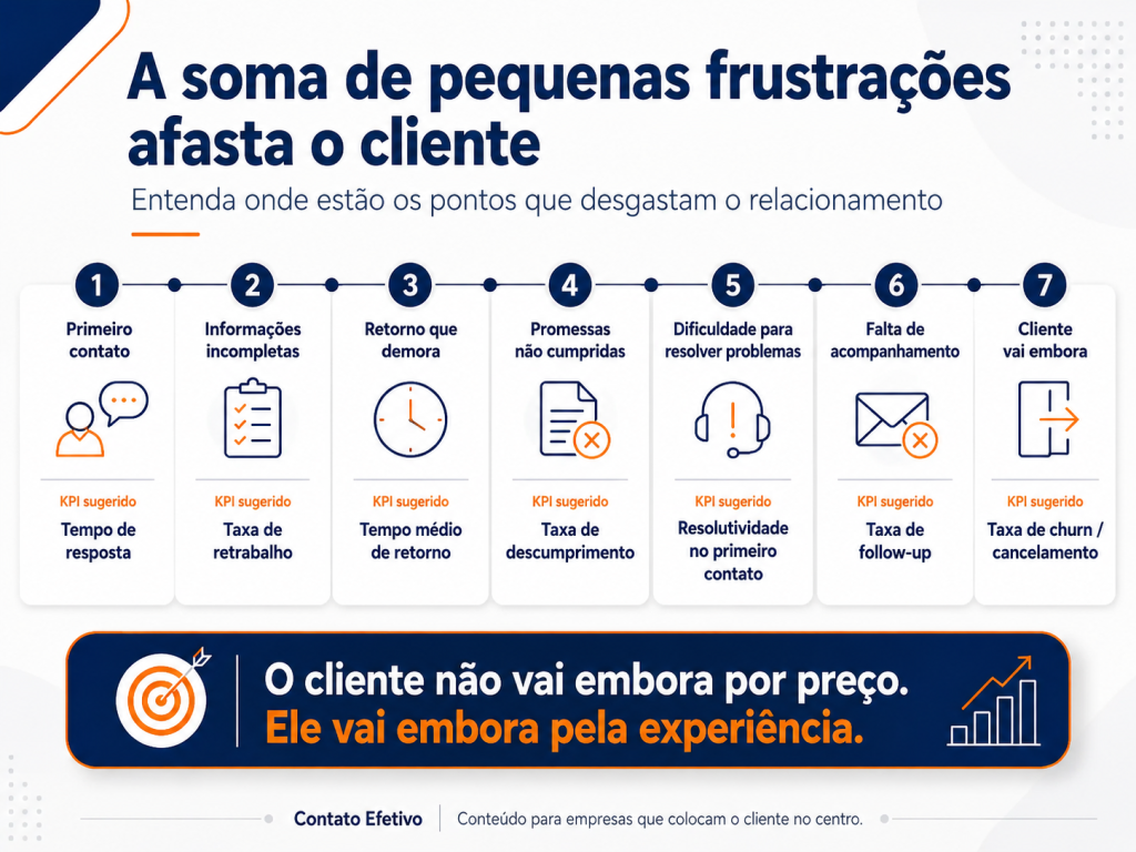 porque o cliente desistiu da compra