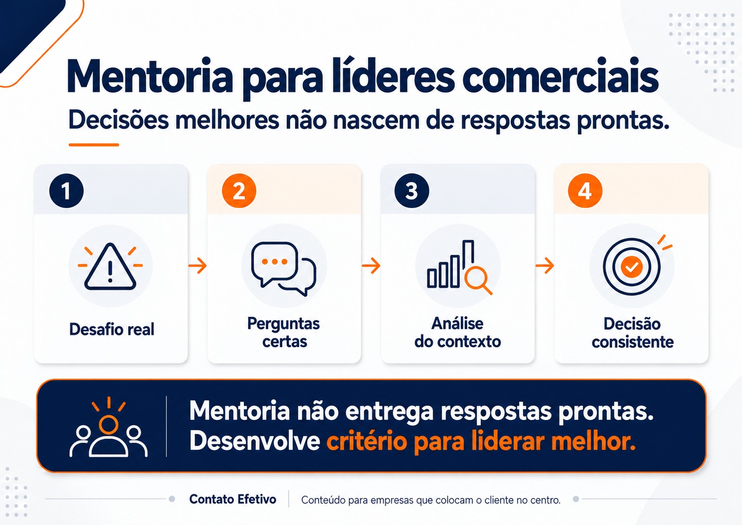 mentoria para líderes comerciais
